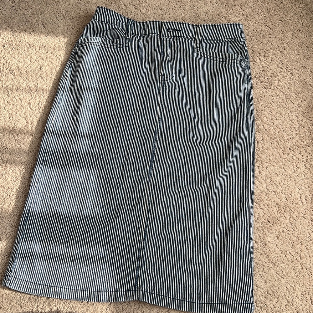 Christopher & Banks Jean Skirt